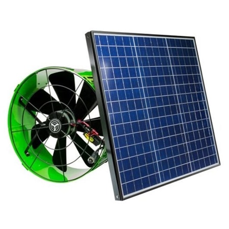 afg slr30 solar gable fan